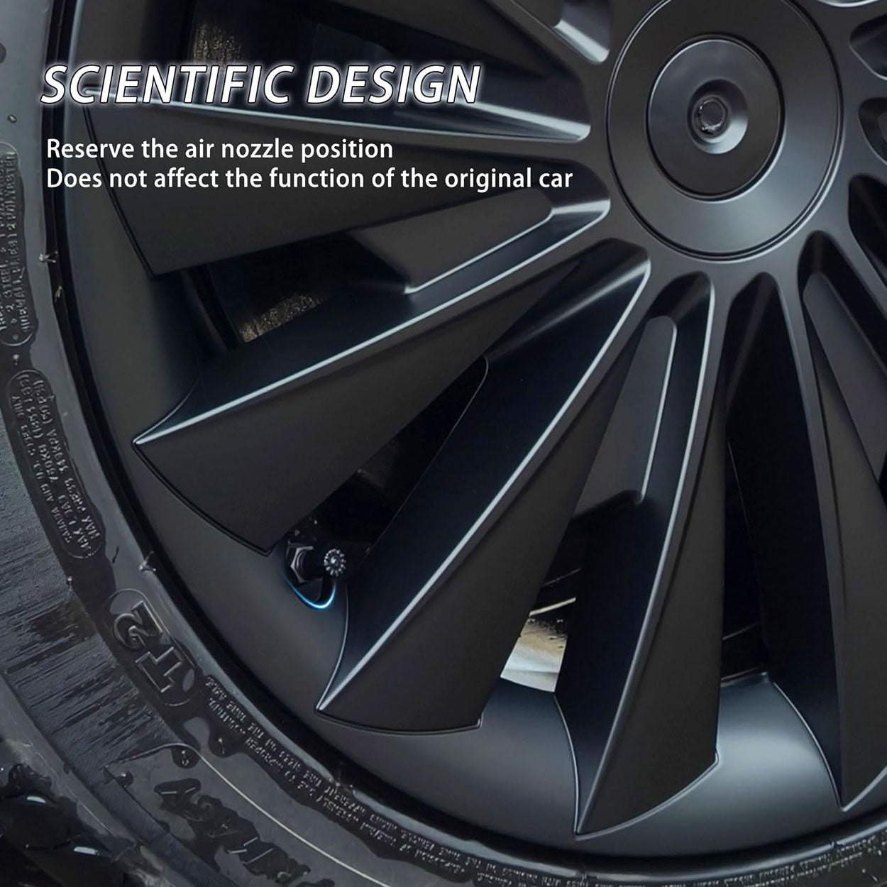 2024 Tesla Model 3 Highland Wheel Covers Hub Caps (18 in) - Blade - 5