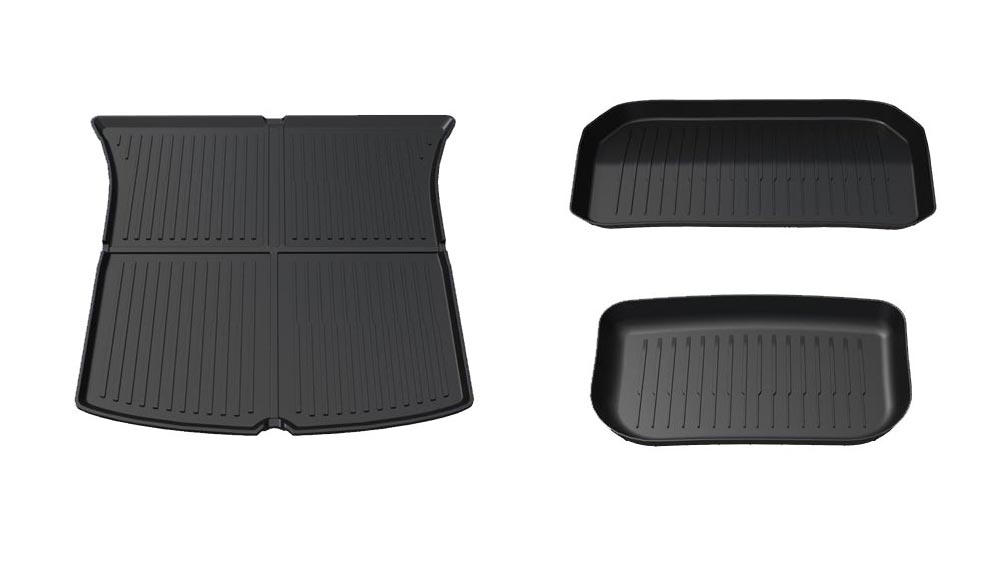 2020-2024 Tesla Model Y Front and Rear Trunk Mats Liners (5 Seater) - Version SLP