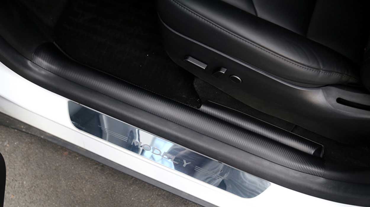 Tesla Model Y Front Door Sill Protectors (5 Seater) - 2