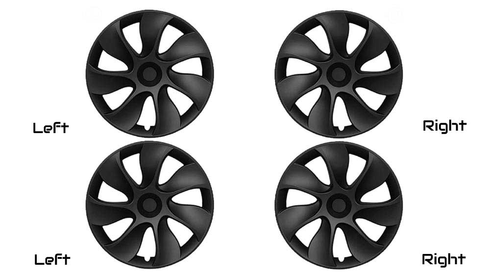 Tesla Model Y Wheel Covers Hub Caps (19 in) - 7 Spokes - 1