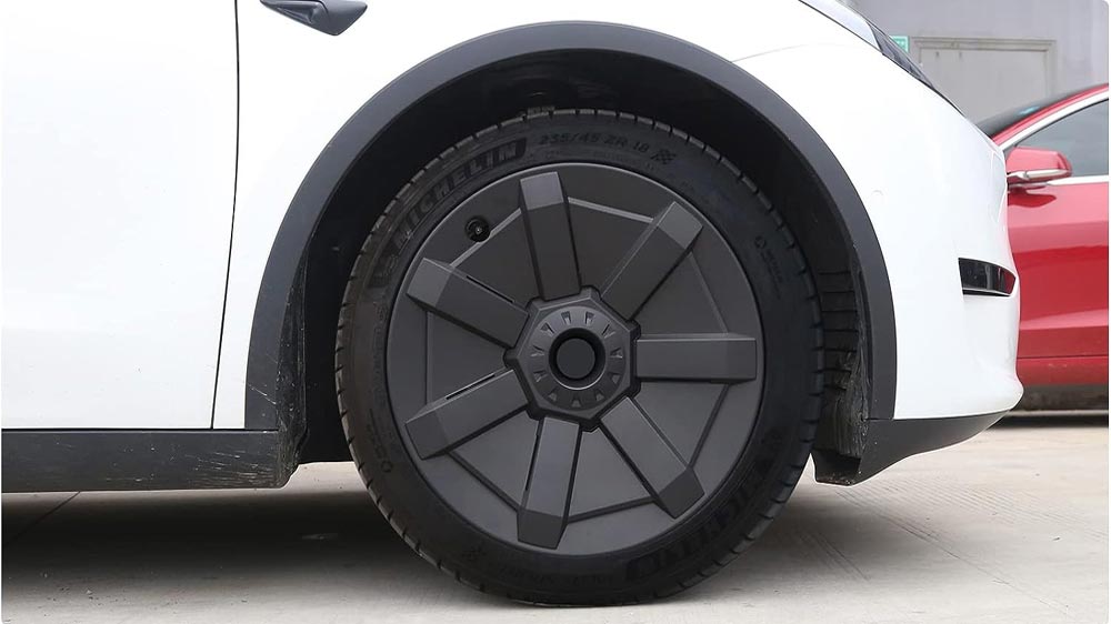 Tesla Model Y Wheel Covers Hub Caps (19 in) - CYBRTRK - 2