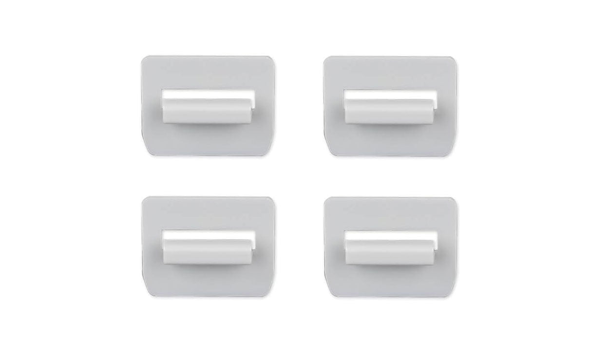 Glass Roof Sunshade Clips - Light Gray - 4 pieces