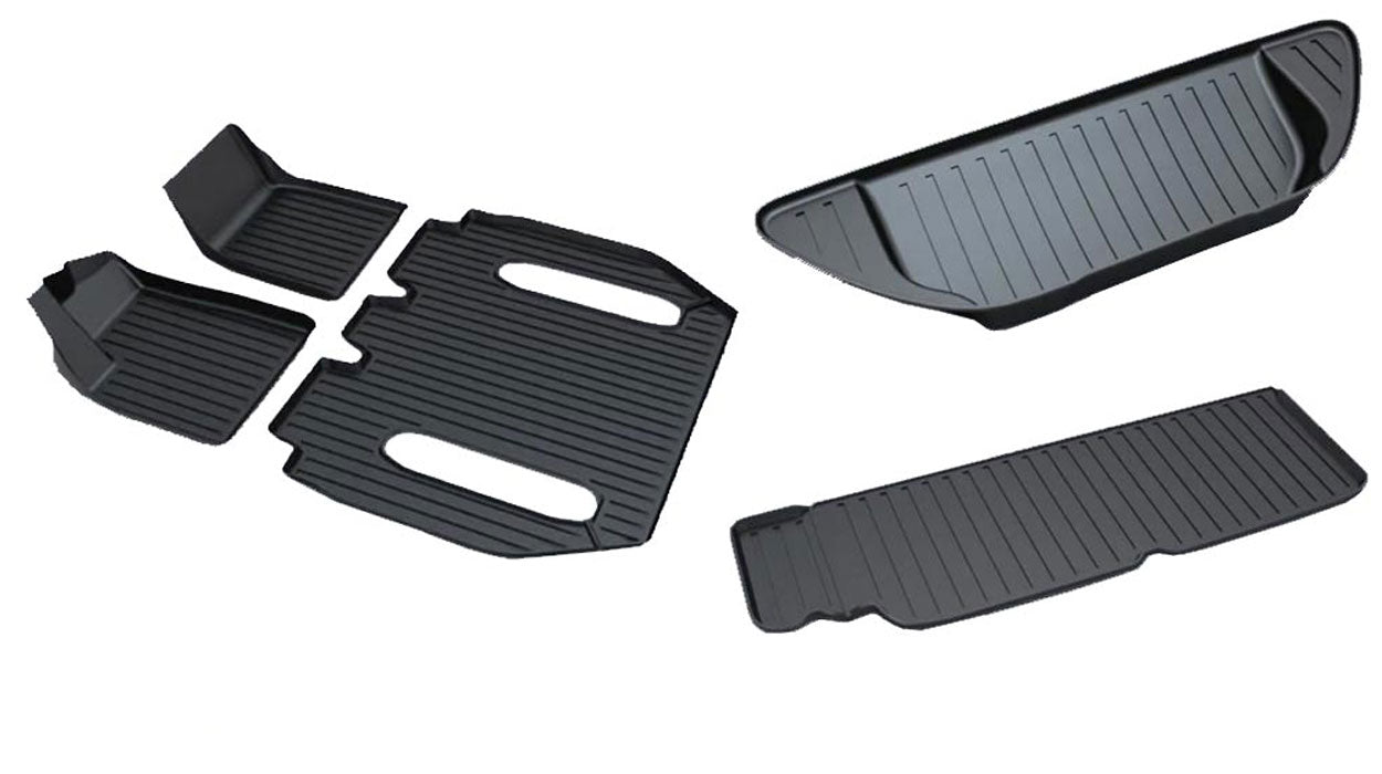 2021-2024 Tesla Model X Floor Mats & Trunk Mats (6 Seater)