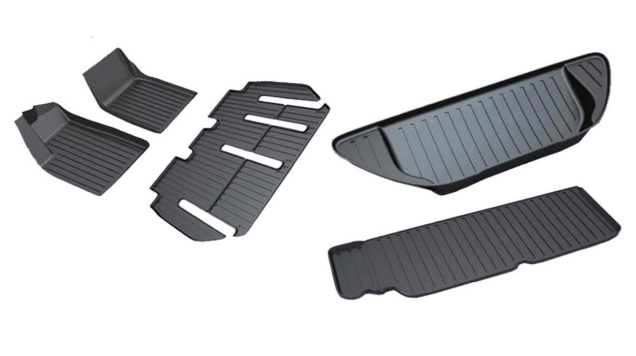2022-2026 Tesla Model X Floor Mats & Trunk Mats (7 Seater)