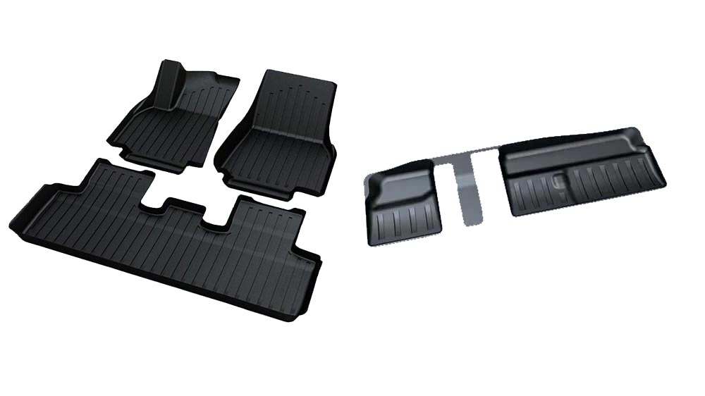 2021-2024 Tesla Model Y Floor Mats & Third Row Floor Mat (7 Seater)