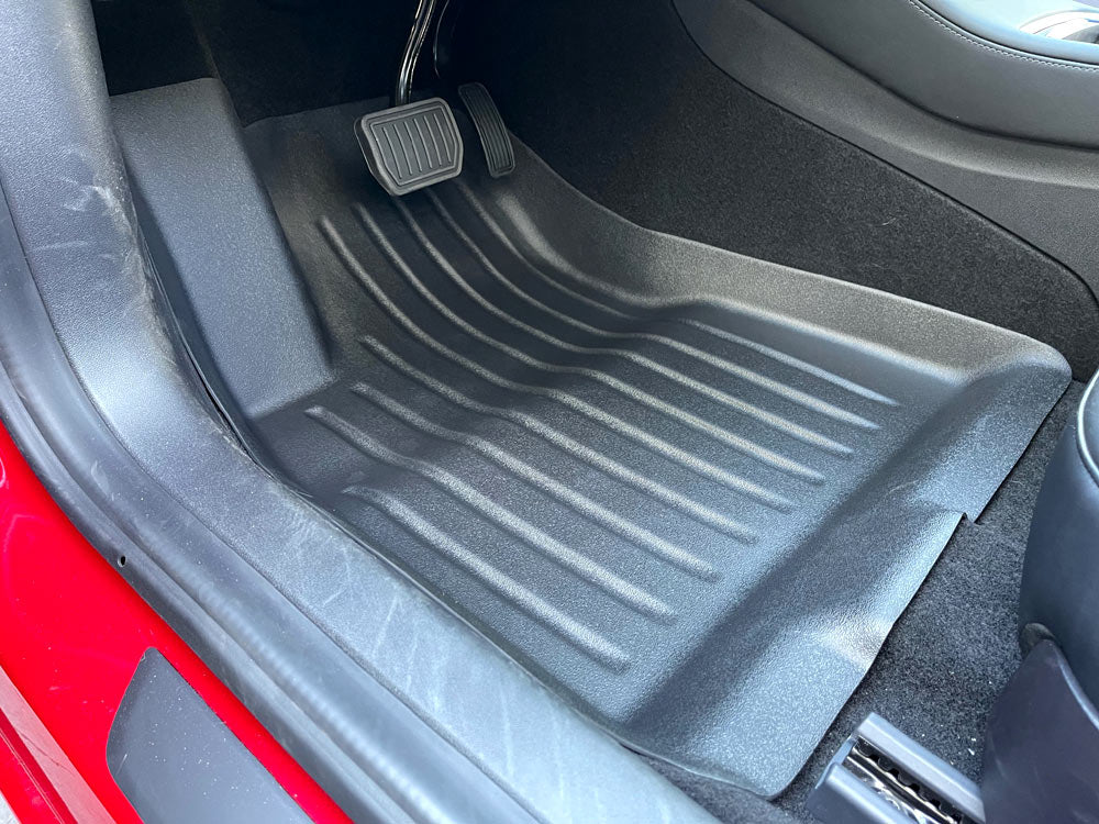 Tesla Model 3 Allwetter-Innenraummatten Hochwandig Fußmatten