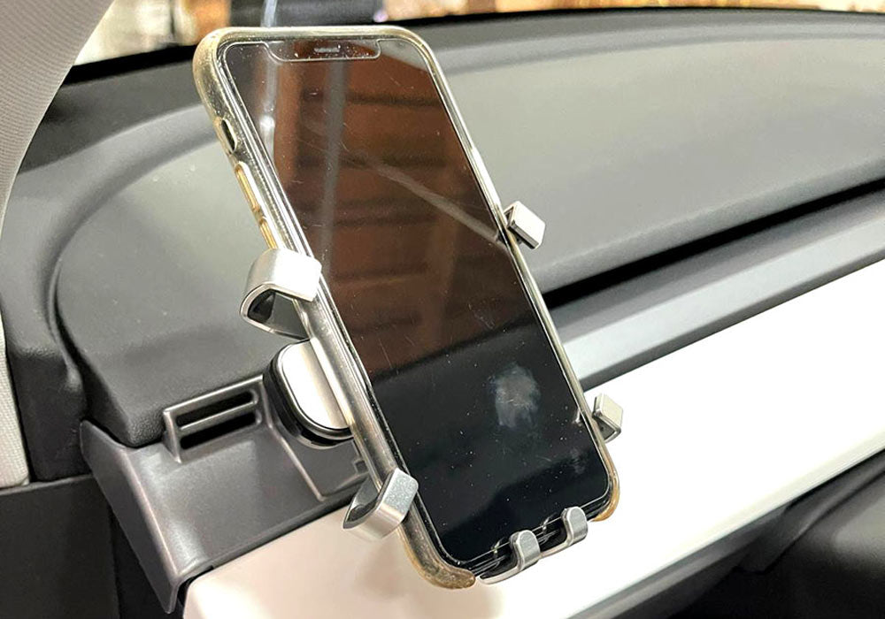 For Tesla Model 3 Model Y Car Air Vent Outlet Dashboard Cell Phone Holder