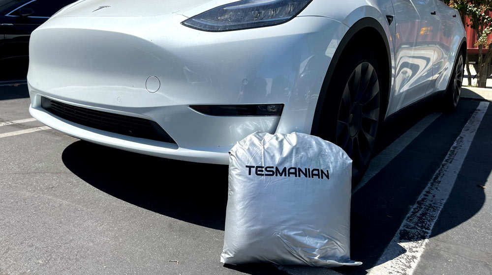  TESFEEL Car Cover for Tesla Model Y 2024-2020, All Weather Full  Cover Sun UV Rain Snow Wind Protection with 210T Oxford&Soft Cotton, Driver  Side&Charge Part&Rear Trunk Opening Heavy Duty Car Cover 