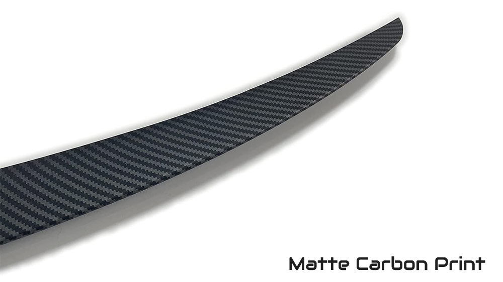 Tesla Model Y Rear Trunk Spoiler - Matte Carbon Print - 4