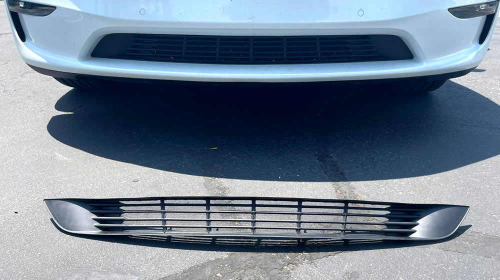 Tesla Model Y Front Lower Bumper Grille Insert - 3