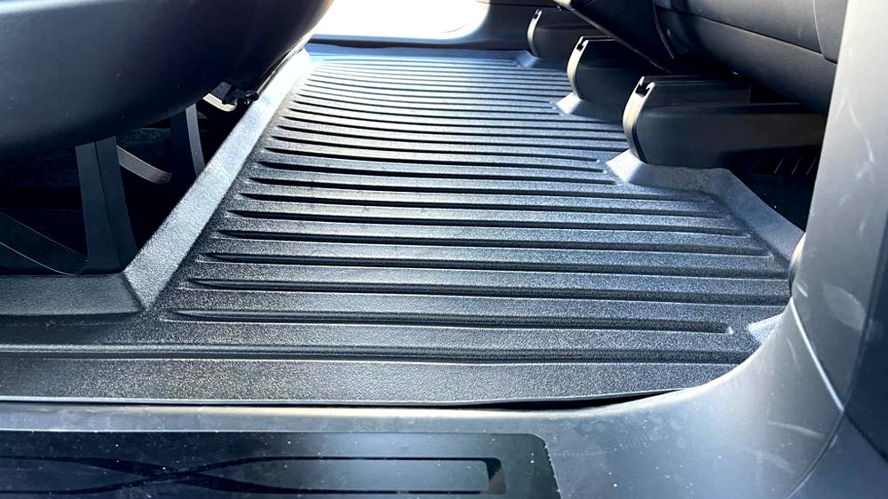 2022-2024 Tesla Model X Rear Seats Floor Mat (5 Seater) - Installed - 1