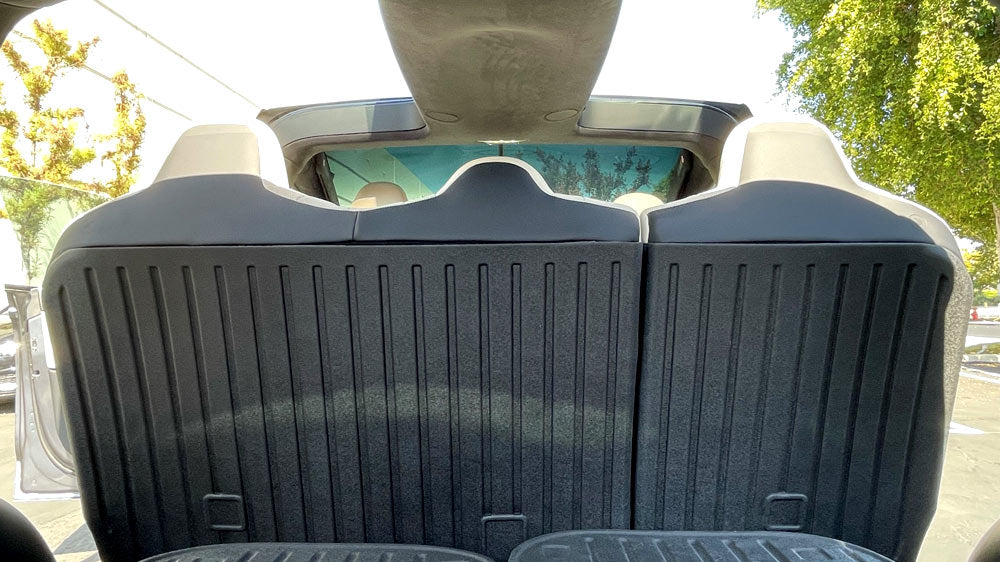 2022-2024 Tesla Model X Second Row Seats Back Cover Mats (7 Seater) - 4